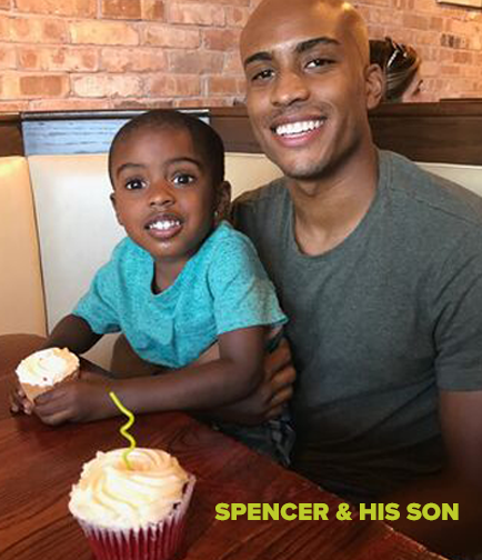 Spencer & his son